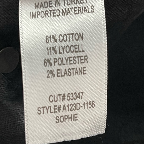 Agolde Sophie Mid Rise Skinny Ankle gray distress black Jeans size 27 - Picture 11 of 12